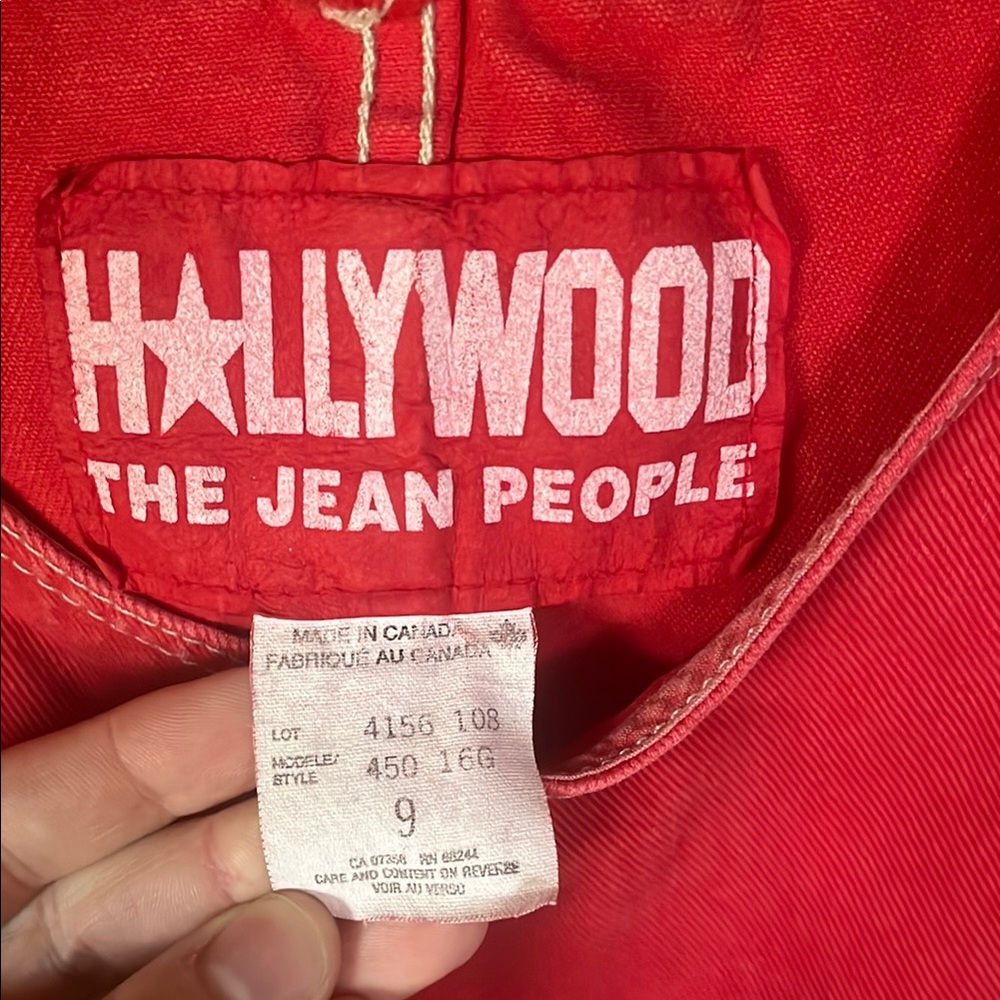 Hollywood Women's Red Midi Overall Dress - Picture 2 of 5